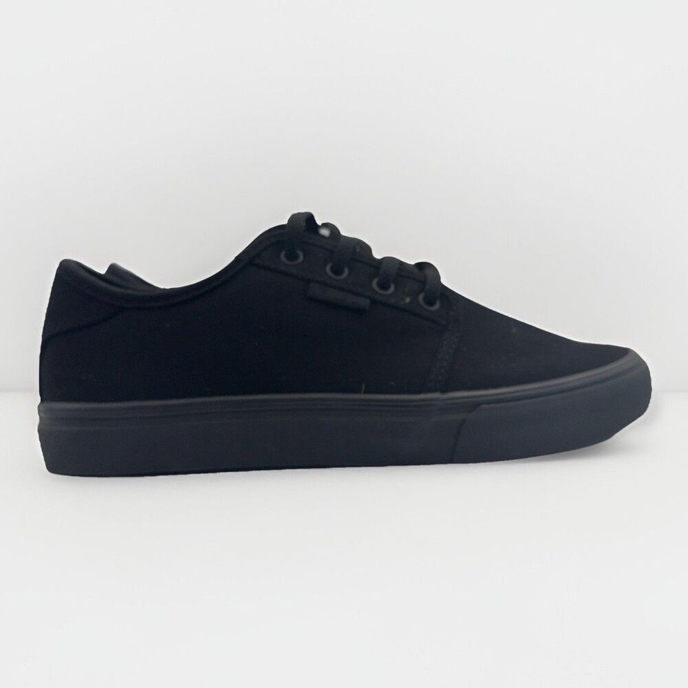 Fila Women's Classic Canvas Sneakers Black Low Top Athletic Shoes Size 7.5 US